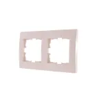 KARINA Рамка 2-ая горизонтальная б/вст крем (10шт/120шт)