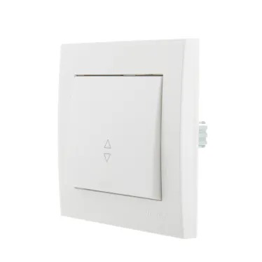 Выключатель RAIN проходной белый механизм