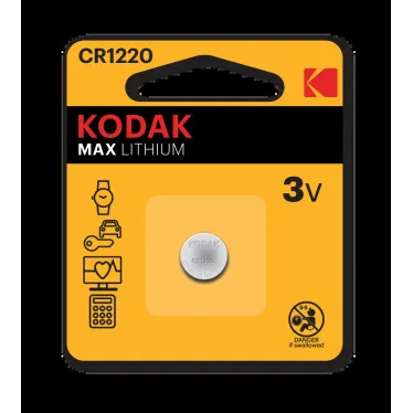 Батарейка CR1220-1BL MAX Lithium (60/240/61440)