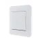 KARINA Выключатель проходной белый (10шт/120шт)