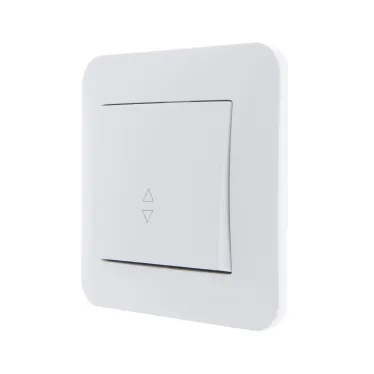 KARINA Выключатель проходной белый (10шт/120шт)