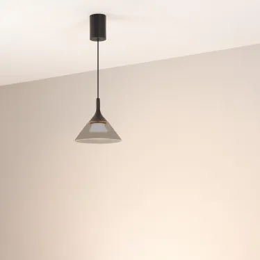 Светильник SP-OMBRELLO-HANG-R200-7W 3000K BK, 30 deg, 230V, IP20, металл, 5 лет