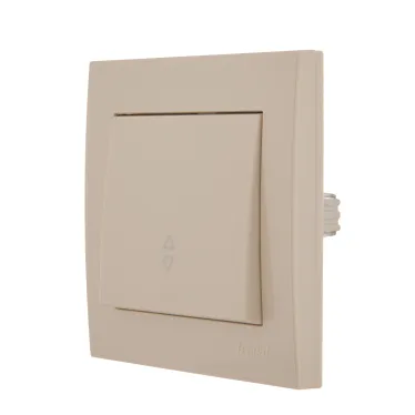 Выключатель RAIN проходной крем