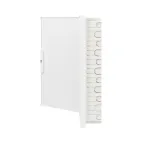 Щиток 36 мод встраиваемый слаботочный FRAME, белый, с белой дверцей, с монтажной платой, в комплекте с 2 розетками Viva (арт. 45005) и 2 коробками PDD (арт. 10033)