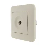 KARINA Розетка ТВ проходная крем (10шт/120шт)