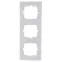 KARINA Рамка 3-ая вертикальная б/вст белая (10шт/120шт)