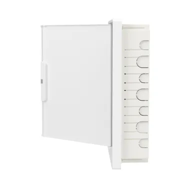 Щиток 24 мод встраиваемый слаботочный FRAME, белый, с белой дверцей, с монтажной платой, в комплекте с 1 розеткой Viva (арт. 45005) и 1 коробкой PDD (арт. 10033)