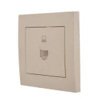 Розетка RAIN компьютерная крем