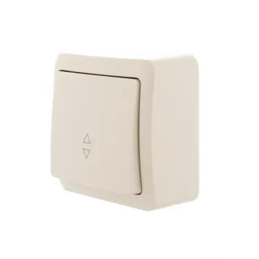 VIOLA Выключатель проходной крем (12шт/144шт)