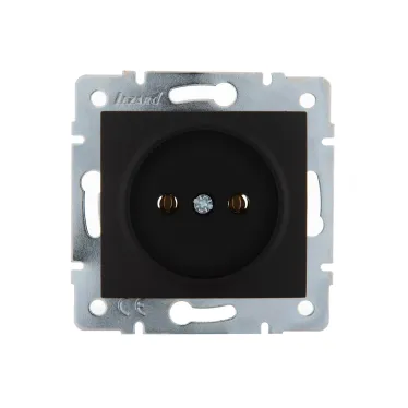 KARINA Розетка б/з ПБТ чёрный бархат (10шт/120шт)