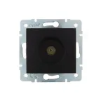 KARINA Розетка ТВ оконечная чёрный бархат (10шт/120шт)