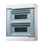 Бокс с прозрачной крышкой ЩРН-П-24 для наружной установки 24-х модульных устройств