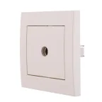 Розетка RAIN ТВ оконечная жемчужно-белый перламутр