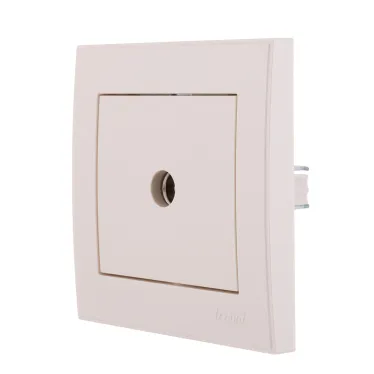 Розетка RAIN ТВ оконечная жемчужно-белый перламутр