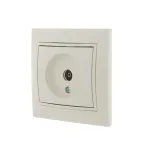 MIRA Розетка телевизионная ТV оконечная бежевая с вставкой