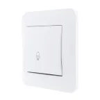 KARINA Кнопка звонка белый (10шт/120шт)