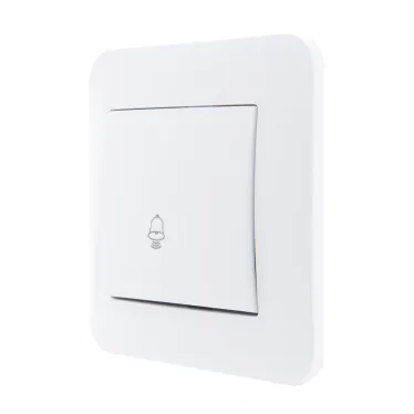 KARINA Кнопка звонка белый (10шт/120шт)