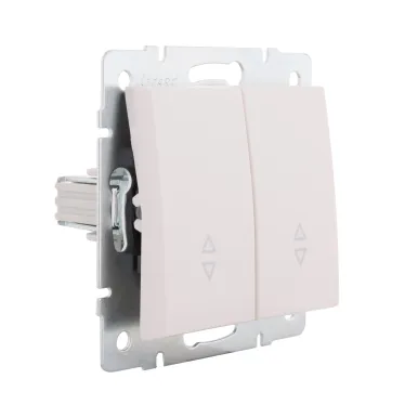 Выключатель RAIN проходной 2-ой белый механизм