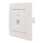 Розетка RAIN компьютерная белая