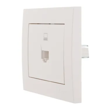 Розетка RAIN компьютерная белая