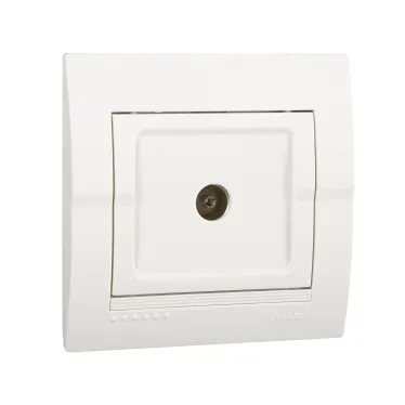 Розетка RAIN ТВ оконечная белая