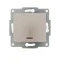 KARINA Выключатель проходной с подсветкой жемчужно-белый перламутр (10шт/120шт)