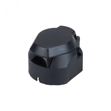 Розетка фаркопа (для прицепа) 12В, 7 контактов, пластик