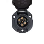 Розетка фаркопа (для прицепа) 12В, 7 контактов, пластик