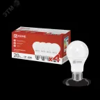                  Лампа светодиодная LED-A60-VC 4PACK 20Вт 230В Е27 4000К 1900Лм (4шт./упак) IN HOME
               
