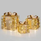 Светодиодные фигуры Подарки 15/20/25 см, цвет свечения теплый белый | 503-325 | NEON-NIGHT