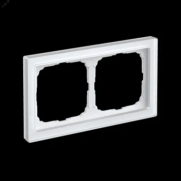 ARTGALLERY PURE 2-постовая РАМКА, ОРГАНИЧЕСКОЕ СТЕКЛО БЕЛЫЙ