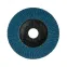 Круг лепестковый торцевой, циркониевый, P80, 125х22,2мм INOX