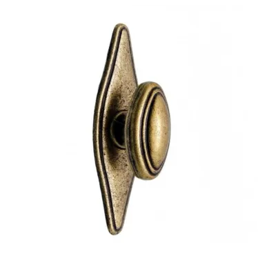 Ручка-кнопка Антик 3-014 бронза (1шт)  - пакет  | 130887 | Tech-KREP