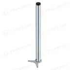 Ножка металл.круглая, регулир, D60х820 мм, хром - накл.  | 127490 | Tech-KREP