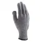 Перчатки трикотажные, акрил, ПВХ гель Протектор , серое мулине, оверлок,