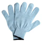 Перчатки трикотажные, акрил, цвет: зенит, оверлок,