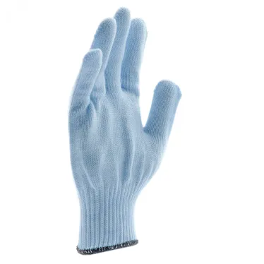 Перчатки трикотажные, акрил, цвет: зенит, оверлок,