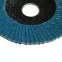 Круг лепестковый торцевой, циркониевый, P80, 125х22,2мм INOX