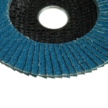 Круг лепестковый торцевой, циркониевый, P80, 125х22,2мм INOX