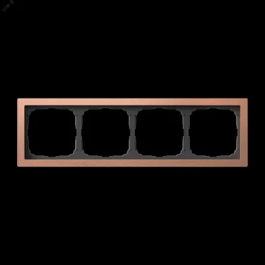 ARTGALLERY PURE 4-постовая РАМКА, МЕТАЛЛ МЕДЬ