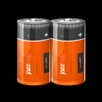 Элемент питания R20 солевой, уп. 2 шт. JAZZway Heavy Duty