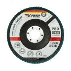 Круг лепестковый торцевой, циркониевый, P80, 125х22,2мм INOX