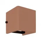Светильник LGD-PERAN-WALL-S120x120-6W Warm3000 Biege red, 0-80 deg, 230V, IP65, бетон, 3 года