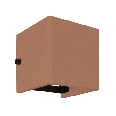 Светильник LGD-PERAN-WALL-S120x120-6W Warm3000 Biege red, 0-80 deg, 230V, IP65, бетон, 3 года
