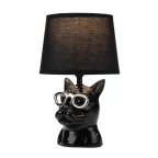 Светильник декоративный настольный МОБИ "Бульдог", с цоколем Е14, 40Вт, цвет черный | 603-1016 | REXANT