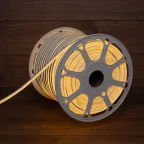 Гибкий неон 8х16мм двухсторонний 120 LED/м ТЕПЛЫЙ БЕЛЫЙ 24В бухта 50м (3 комплекта подключения) | 131-116 | NEON-NIGHT