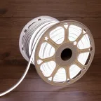 Гибкий неон 8х16мм двухсторонний 120 LED/м БЕЛЫЙ 24В бухта 50м (3 комплекта подключения) | 131-115 | NEON-NIGHT