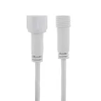                  Удлинитель (шнур) для подключения уличных гирлянд 1м белый ПВХ | 315-420 | NEON-NIGHT
               