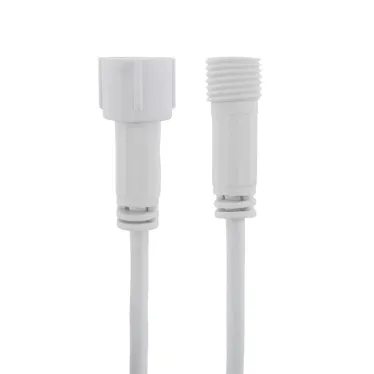 Удлинитель (шнур) для подключения уличных гирлянд 1м белый ПВХ | 315-420 | NEON-NIGHT