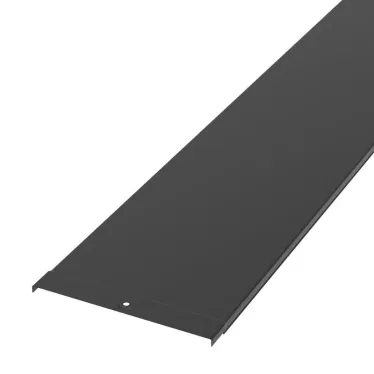 Крышка лотка 200х3000 (0,7 мм) RAL 9005 (24 м/уп) | PR16.9871 | Промрукав